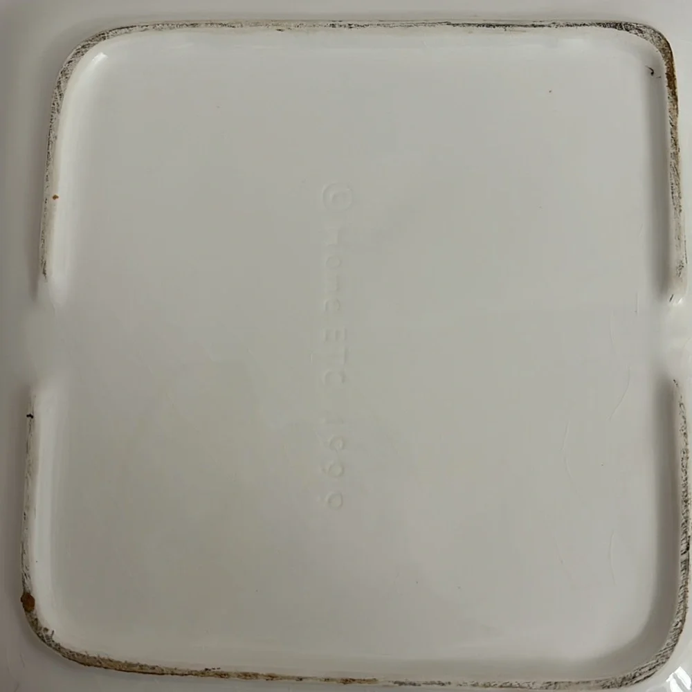 Lotus Novelty 1999 Ceramic Cheese & Crackers Platter - Picture 6 of 6